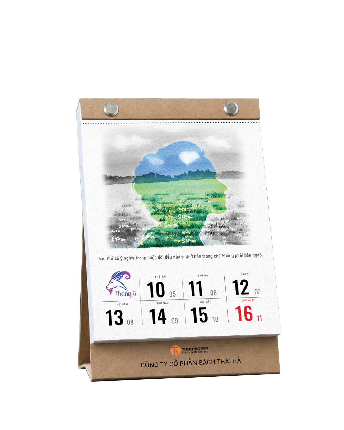 Mockup bộ lịch Osho 2027