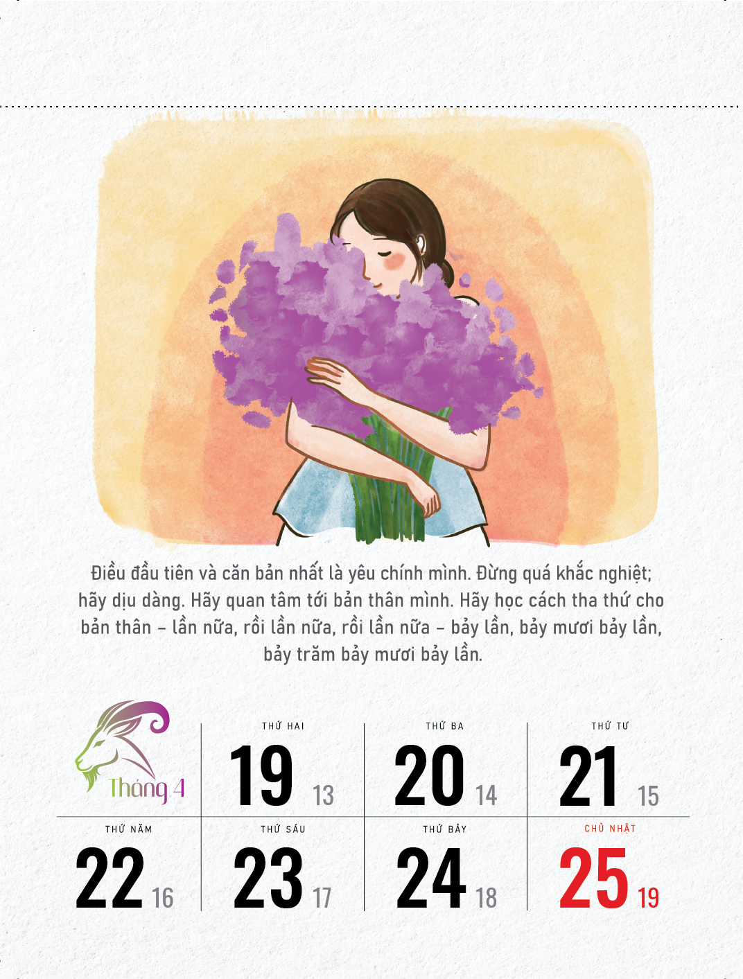 Trang lịch tuần minh họa 17
